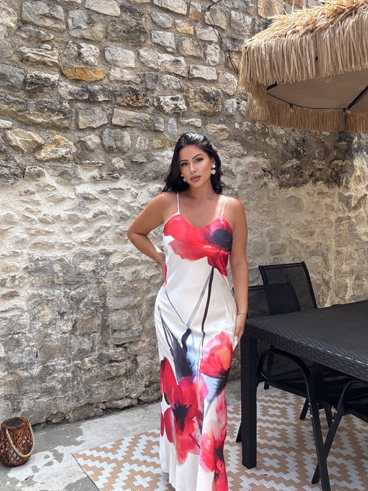 Robe longue Fleurie